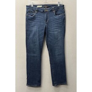 Kut‎ From The Kloth Jeans Women's 8 Reese Ankle Straight Leg Mid-Rise Blue Denim